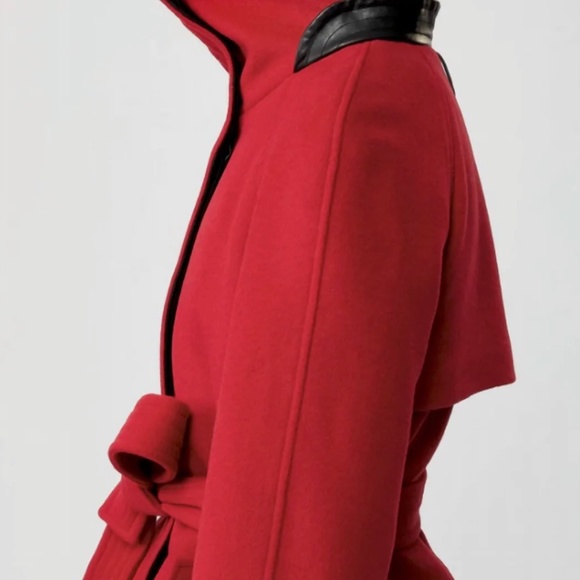 Mackage Iva Wood coat in red - Picture 2 of 5